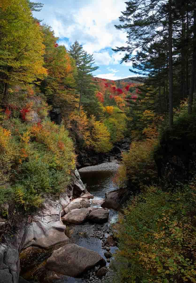 flume gorge, new hampshire : travel : paula berg photography